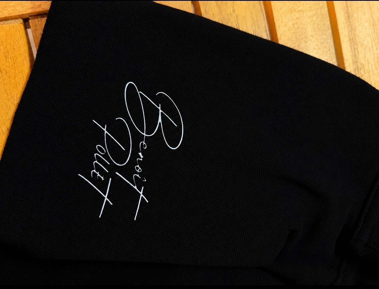 Signature Benoît Pollet brodée