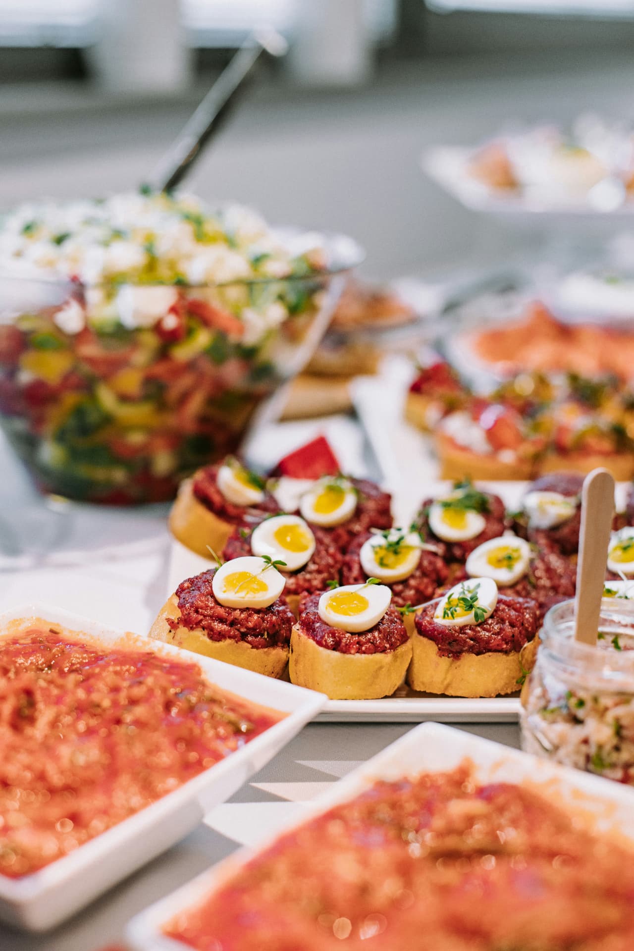 Bouchées apéritives préparées par Maison Pollet